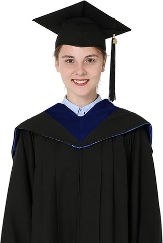 GraduationMall Bachelor Graduation Hood Deluxe University Academic Hood for Various College Degrees Colors Available