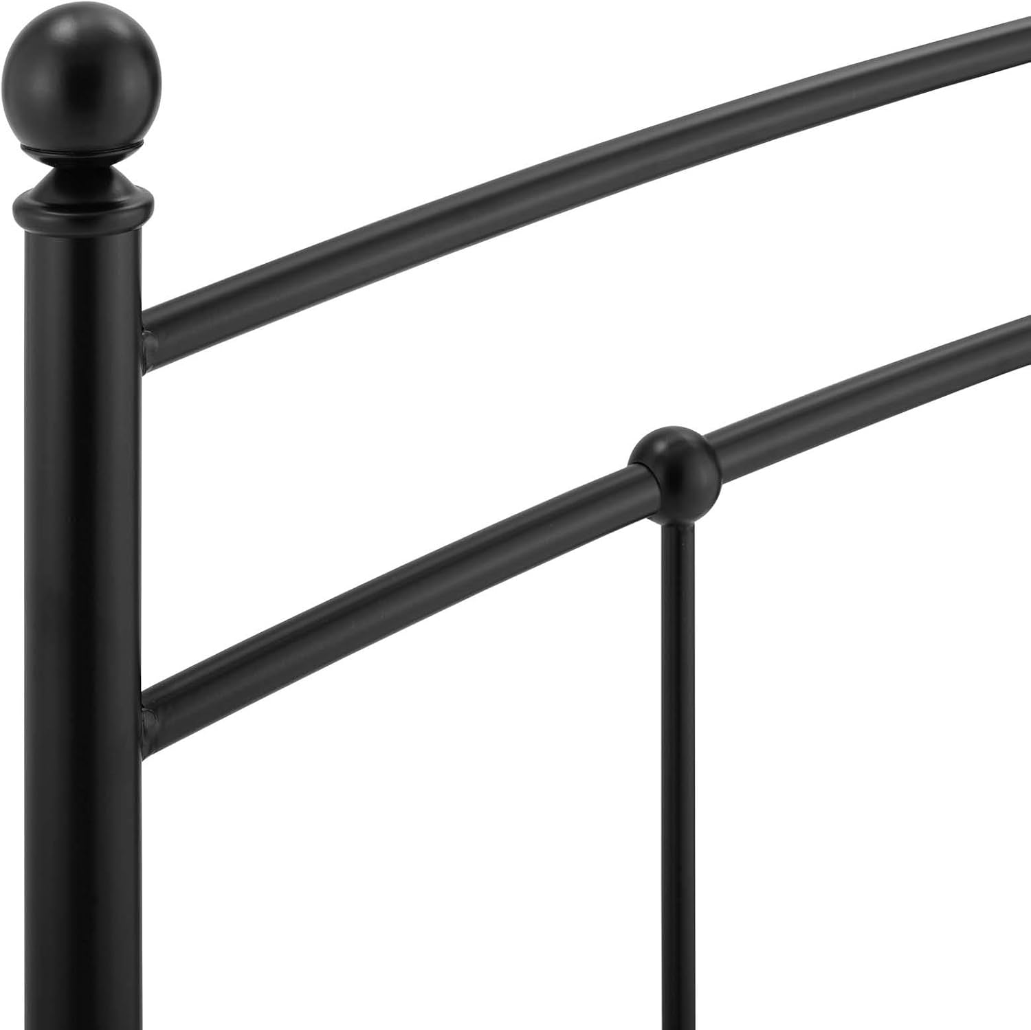 Modway Abigail Queen Metal Headboard in Black