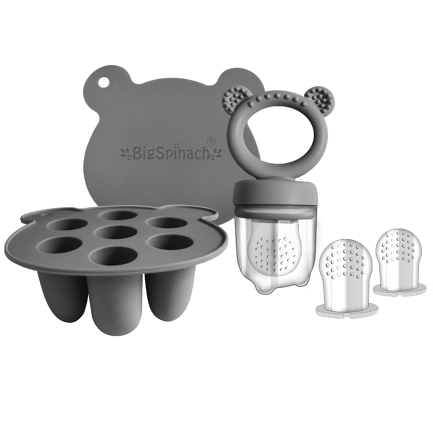 BigSpinach Frozen Breastmilk Teether Tray Breastmilk Teether for Soothing Baby's Gums