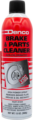 Denco 1930 Brake & Parts Cleaner, Non-Chlorinated, 13oz, 12-Pack