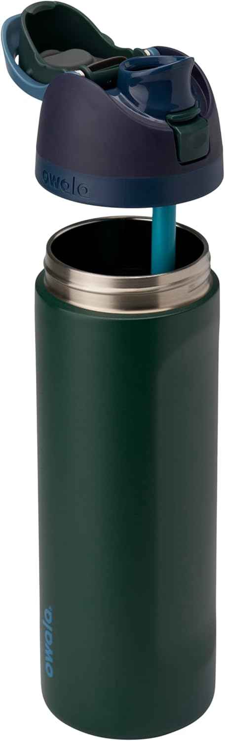 Owala FreeSip Stainless Steel Water Bottle 24 oz Lost Signal