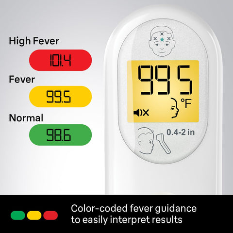 Braun No Touch 3-in-1 Thermometer for Adults, Kids, Babies