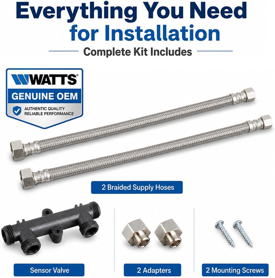 Watts Premier Replacement Sensor Valve Kit for 500800 500805 HWRS-WH