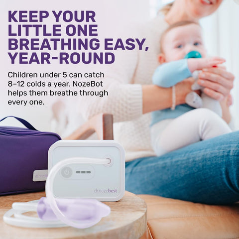 Dr. Noze Best NozeBot Electric Baby Nasal Aspirator