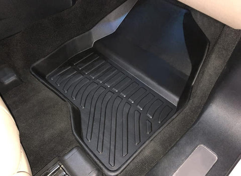Heavy Duty Floor Mats Replacement for Ford Explorer 7 Seat 2015 2019 Protection Liners Custom Fit Waterproof Durable Odorless Carpet All Weather black