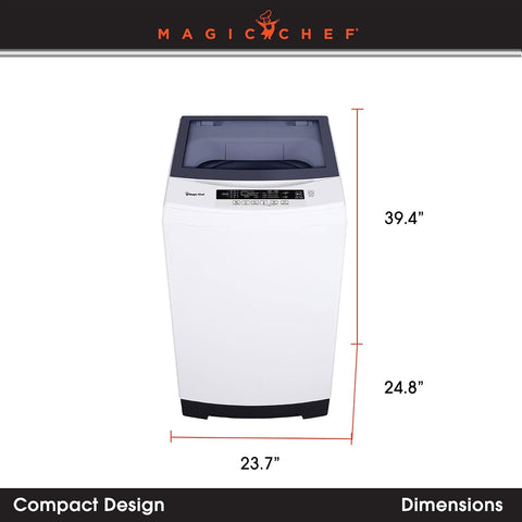3.0 cu. ft. Compact Top Load Washer in White