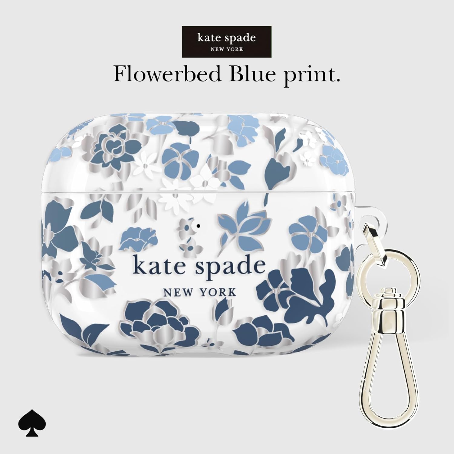 kate spade new york AirPods Pro 3 Case - Flowerbed Blue