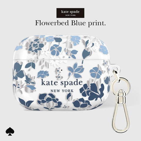 kate spade new york AirPods Pro 3 Case - Flowerbed Blue