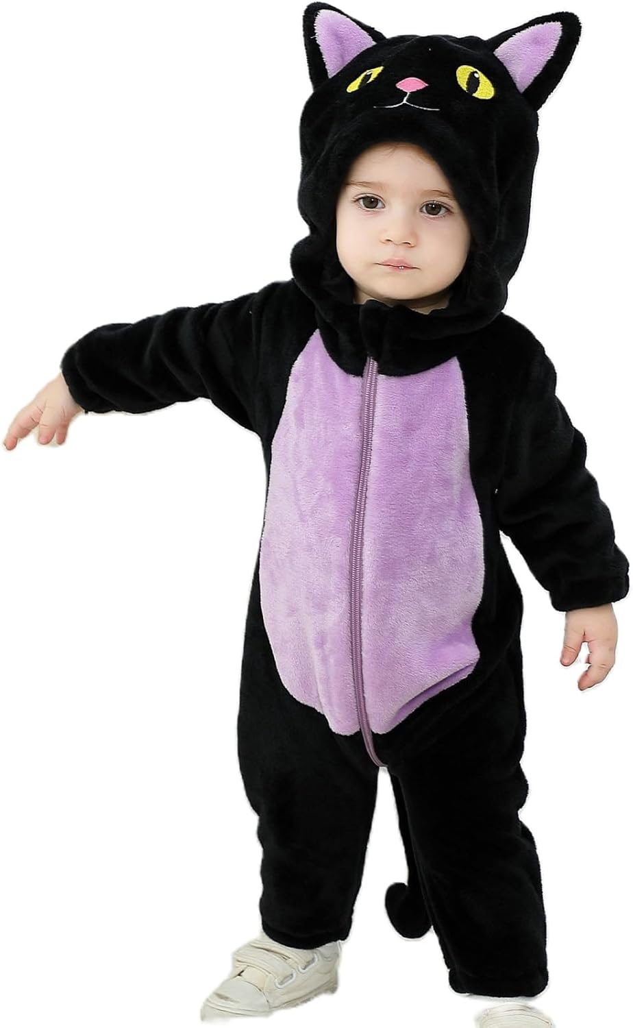 Toddler Baby Black Cat Costume Halloween Outfit