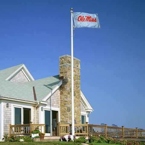 Ole Miss Powder Blue Hotty Toddy Flag
