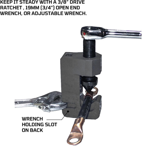 EZRED B7946 3-Point Mini Wire & Cable Crimper