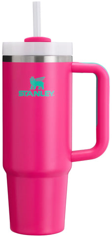 Stanley Quencher H2.0 Tumbler with Handle & Straw 30 oz | Twist On 3-Way Lid | Cupholder Compatible for Travel | Insulated Stainless Steel Cup | BPA-Free | Passion Pink