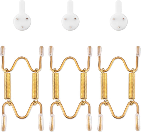 Bilillo 3 Pcak Plate Hangers for The Wall, Fits 2.5-3 inch Decorative Plate