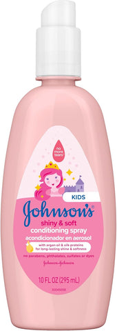 Johnson's Kids Shiny & Soft Hair Conditioning Spray, 10 fl oz