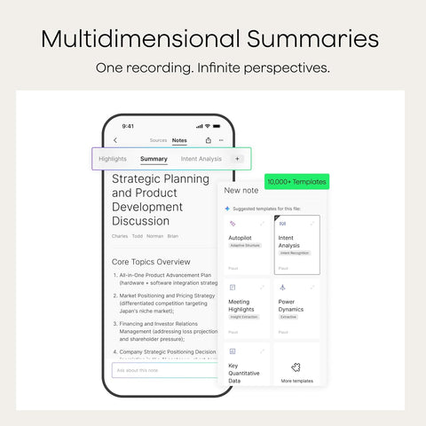 Plaud Note Pro AI Voice Recorder Transcribe & Summarize for Meetings Calls