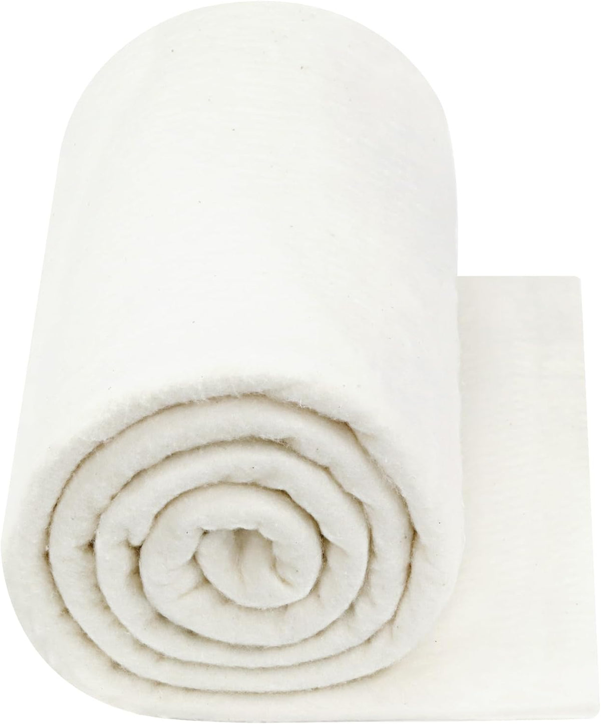 PLANTIONAL 71" x 79" Natural Cotton Batting for Quilting, 200g/m²