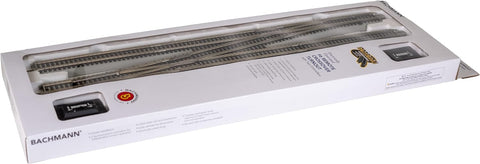 Bachmann Trains #6 Remote Crossover Turnout Left NS Rail Roadbed HO Scale