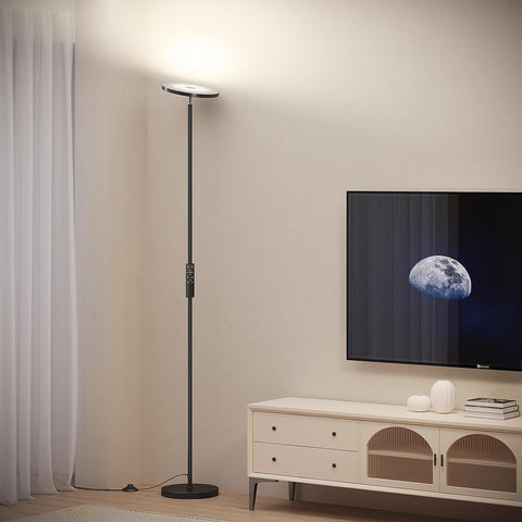 SUNMORY Floor Lamps for Living Room，LED Standing Lamp with Remote Control