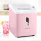 Igloo Automatic Ice Maker, Self- Cleaning, Countertop Size, 26 Pounds in 24 Hours, 9 Large or Small Ice Cubes in 7 Minutes, LED Control Panel, Scoop Included, Perfect for Water Bottles, Mixed Drinks