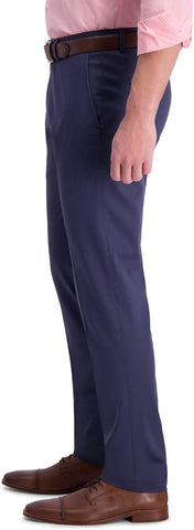 Haggar Men's Slim-Straight Fit Iron Free Premium Khaki Casual Pant