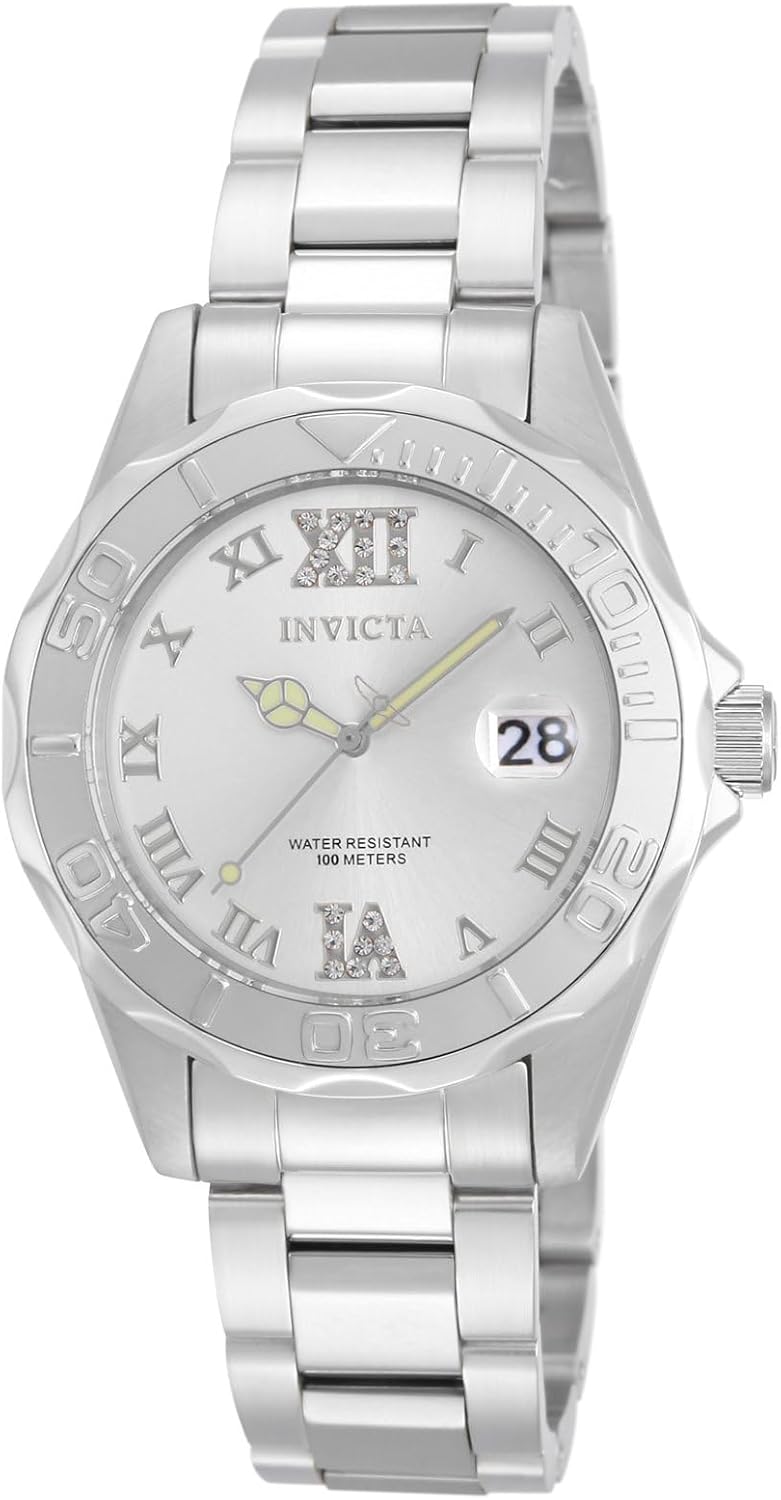 Invicta Pro Diver Stainless Steel Women's Quartz Watch - 38mm