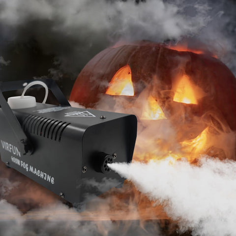 VIRFUN Fog Machine, Smoke Machine with Remote Control for Halloween, Party