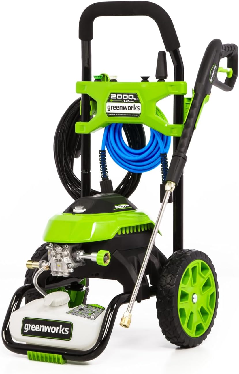 Greenworks 2000 PSI (1.2 GPM) Electric Pressure Washer