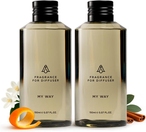 AromaPlan My Way Hotel Diffuser Oil 2-Pack – 100% Fragrance, 2X 5.07 Fl Oz