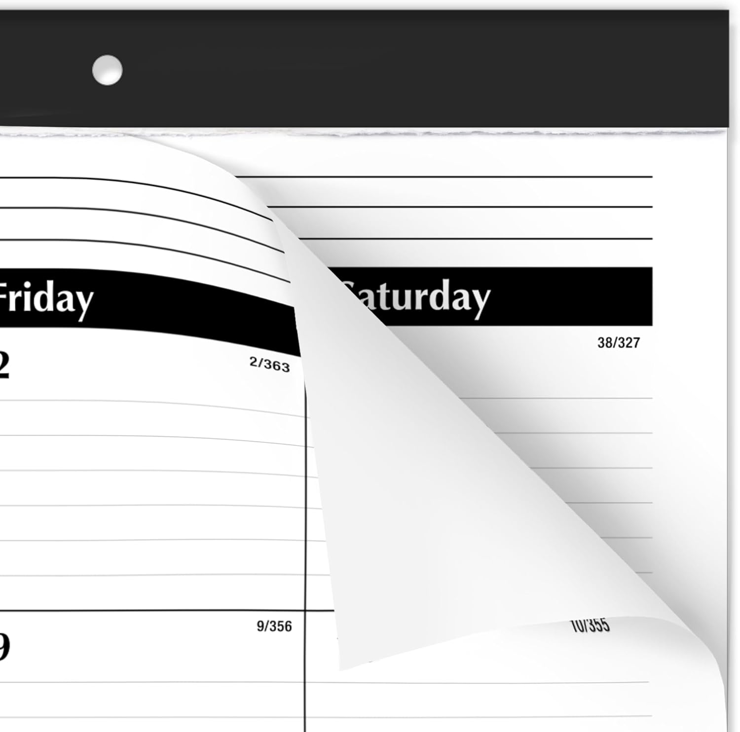 AT-A-GLANCE 2027 Desk Pad Calendar, Monthly Desk Wall Planner, 21.75" x 17", Ruled Blocks, 3 Pack (AZSK240027), White