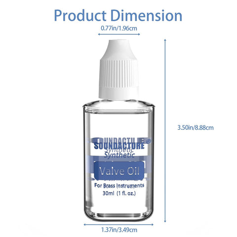 1 oz Brass Valve Oil for Trumpet, Trombone, Tuba, Baritone & Other Brass Instruments – Premium Piston Oil for Smooth Action, Long-Lasting Lubrication