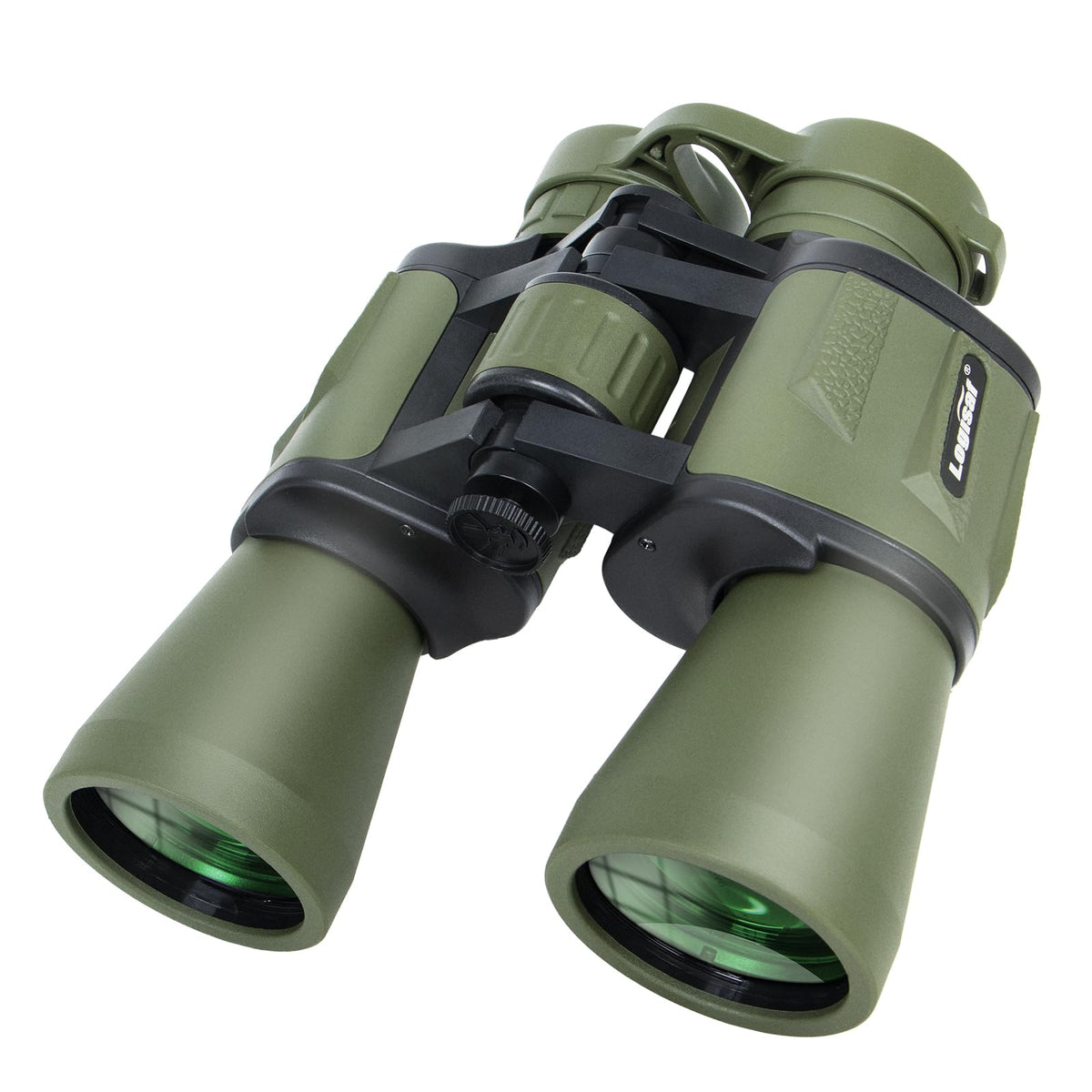 LOGISAF 15x50 HD Binoculars for Adults High Powered - Large View Compact Binoculars with Low Light Vision, Waterproof Binoculars for Bird Watching, Hunting, Hiking Travel Essentials with Carrying Bag