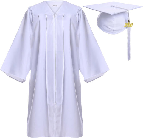 Newrara Graduation Gown Cap Tassel Set
