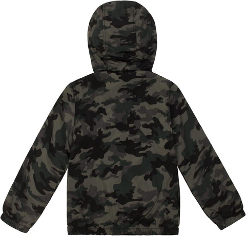 SUNDAY ROSE Boys Rain Jacket Lightweight Breathable Raincoat Waterproof Hooded Windbreaker For Kids