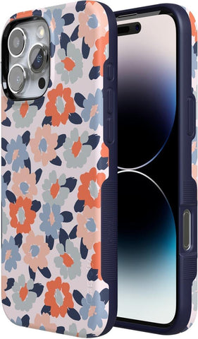 Casely iPhone 16 Pro Max Case | Field of Flowers | Pastel Floral | Bold Protective Design | Compatible with MagSafe