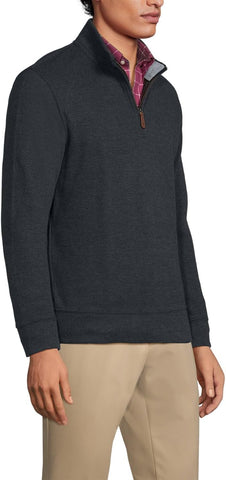 Lands' End Men's Quarter Zip Pullover Sweater