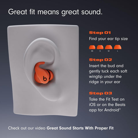 Beats Powerbeats Fit - Wireless Noise Cancelling Workout Earbuds with Secure-Fit Wingtips, Up to 30-Hour Battery Life, Sweat & Water Resistant, Apple & Android Compatible - Gravel Gray
