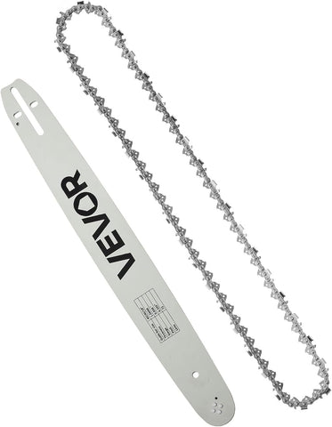 VEVOR Bar & Chainsaw Chain Combo 18" .325" Pitch .058" Gauge 72 Drive Links