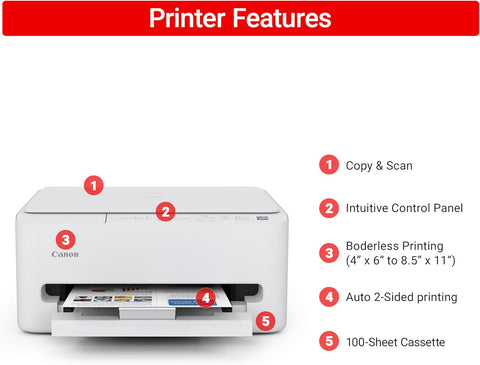 Canon PIXMA TS4320 – Wireless Color Inkjet Printer with Print, Copy, Scan