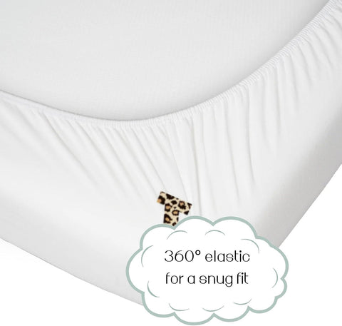 HawSkgFub Wild One Safari Animals Truck Fitted Standard Crib Sheet for Baby Boy Girl, Neutral African Jungle Animal Toddler Mattress Cover, Soft Stretchy Nursery Bed Sheets Decor Kids Gift 52 x 28