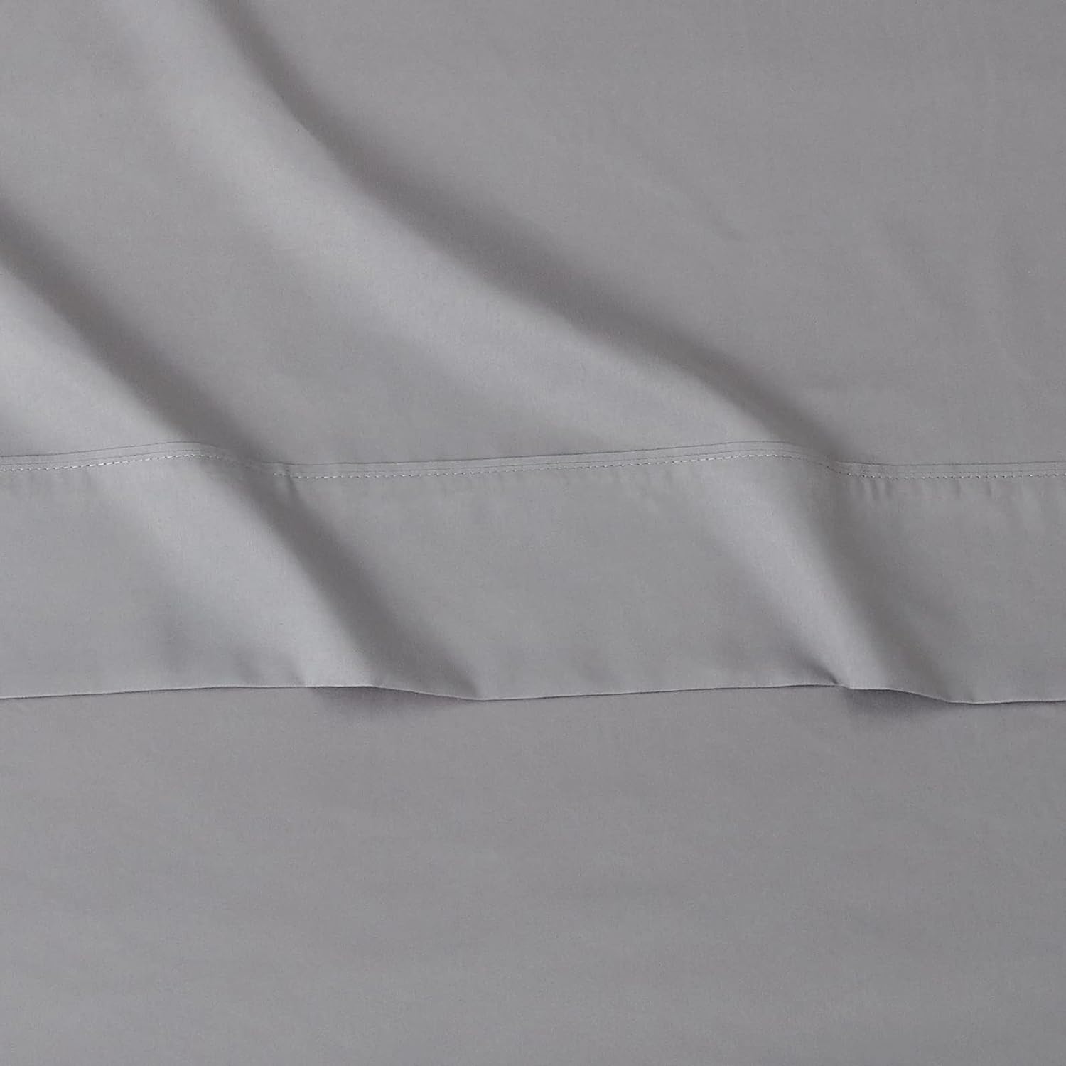 Amazon Basics Lightweight Super Soft, Wrinkle-Free, Breathable Luxury Microfiber 4 Piece Bed Sheet Set with 14-Inch Deep Pockets, Full, Dark Gray, Solid