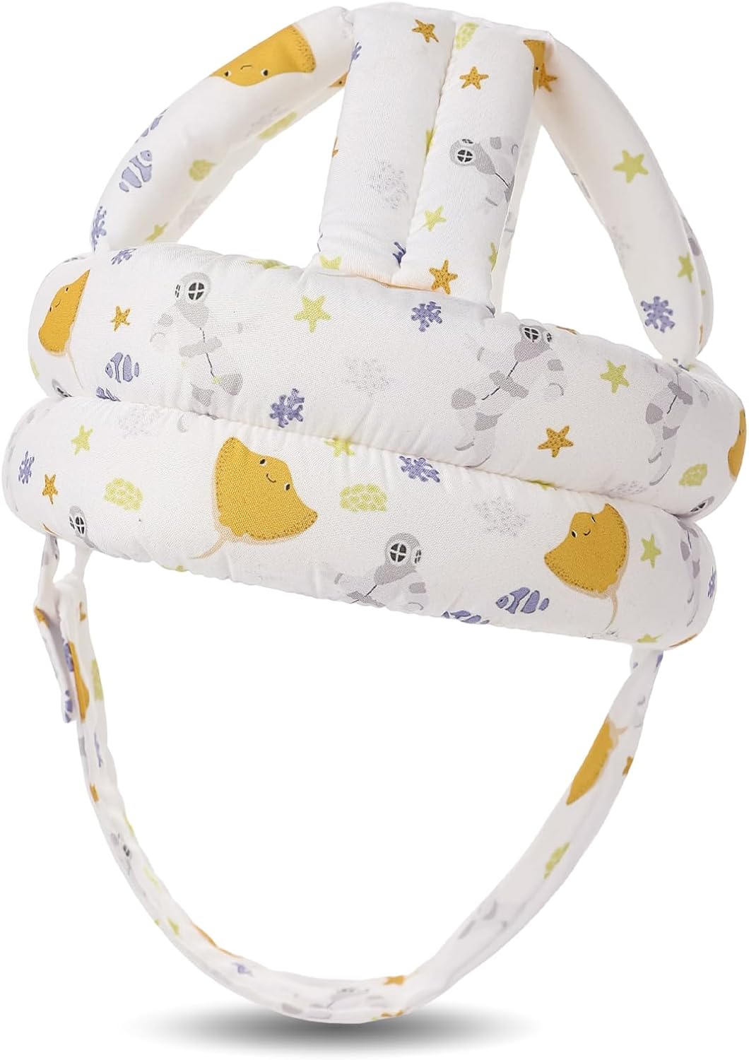 Baby Head Protector for Crawling Walking, Baby Helmet Adjustable No Bumps and Soft Cushion, Infant Safety Cap for Kid Learning to Walk