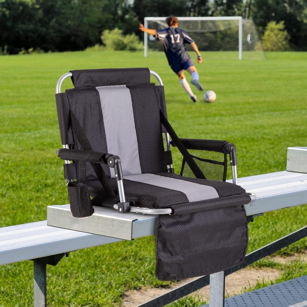 HIGH POINT SPORTS Stadium Seats with Back Support Bleacher Stadium Seat