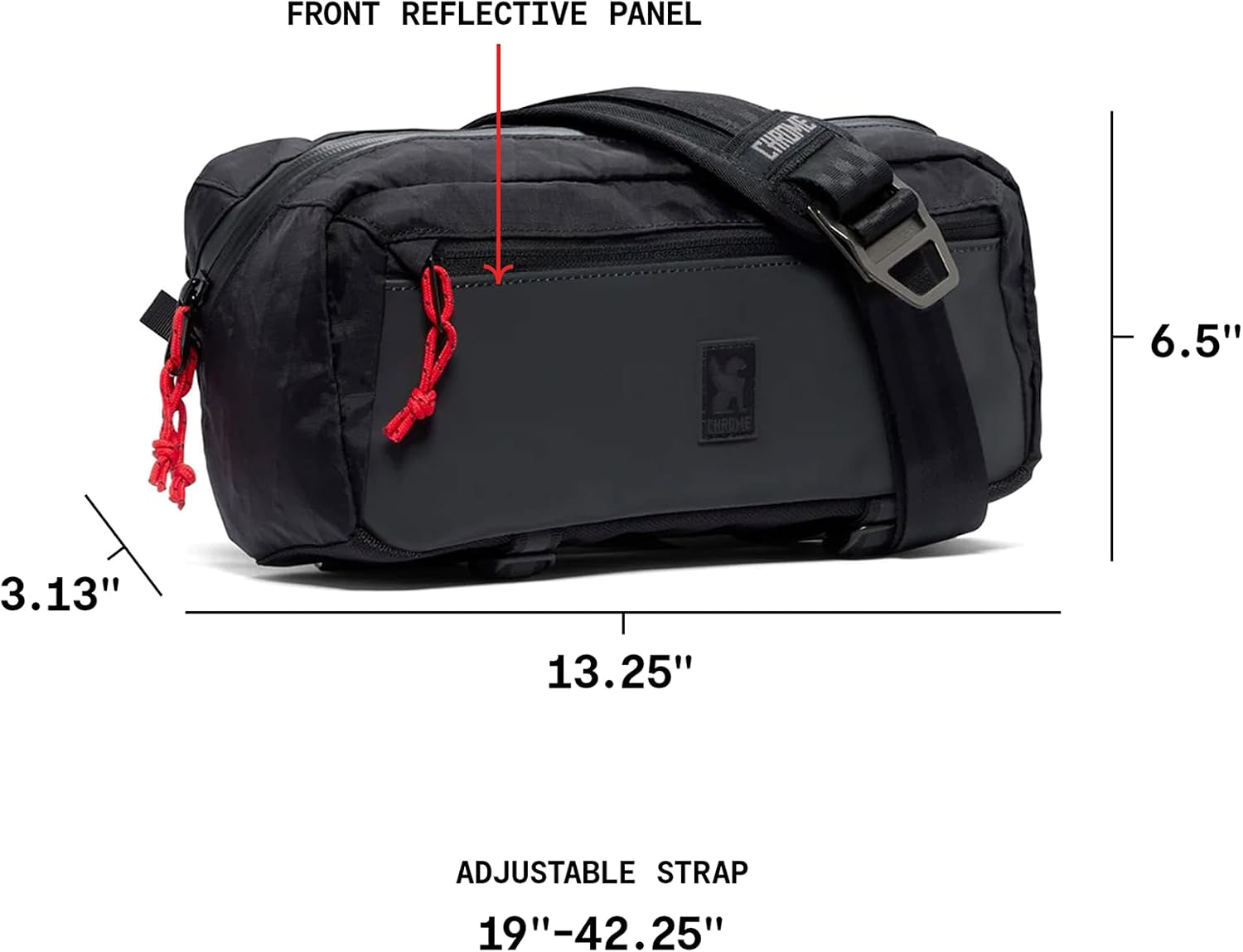 Chrome Industries Mini Kadet Sling Bag – Water Resistant Messenger Crossbody Bag