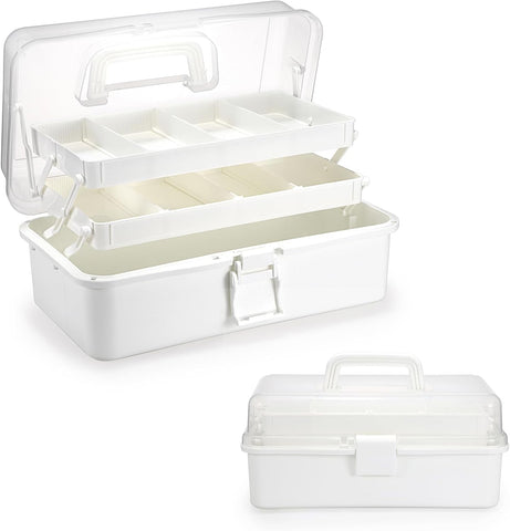 BTSKY 3-Layer Plastic Dividing Storage Box Craft Organizer and Storage