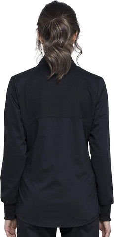 Cherokee Revolution Scrub Jacket for Women Zip Front Stretch