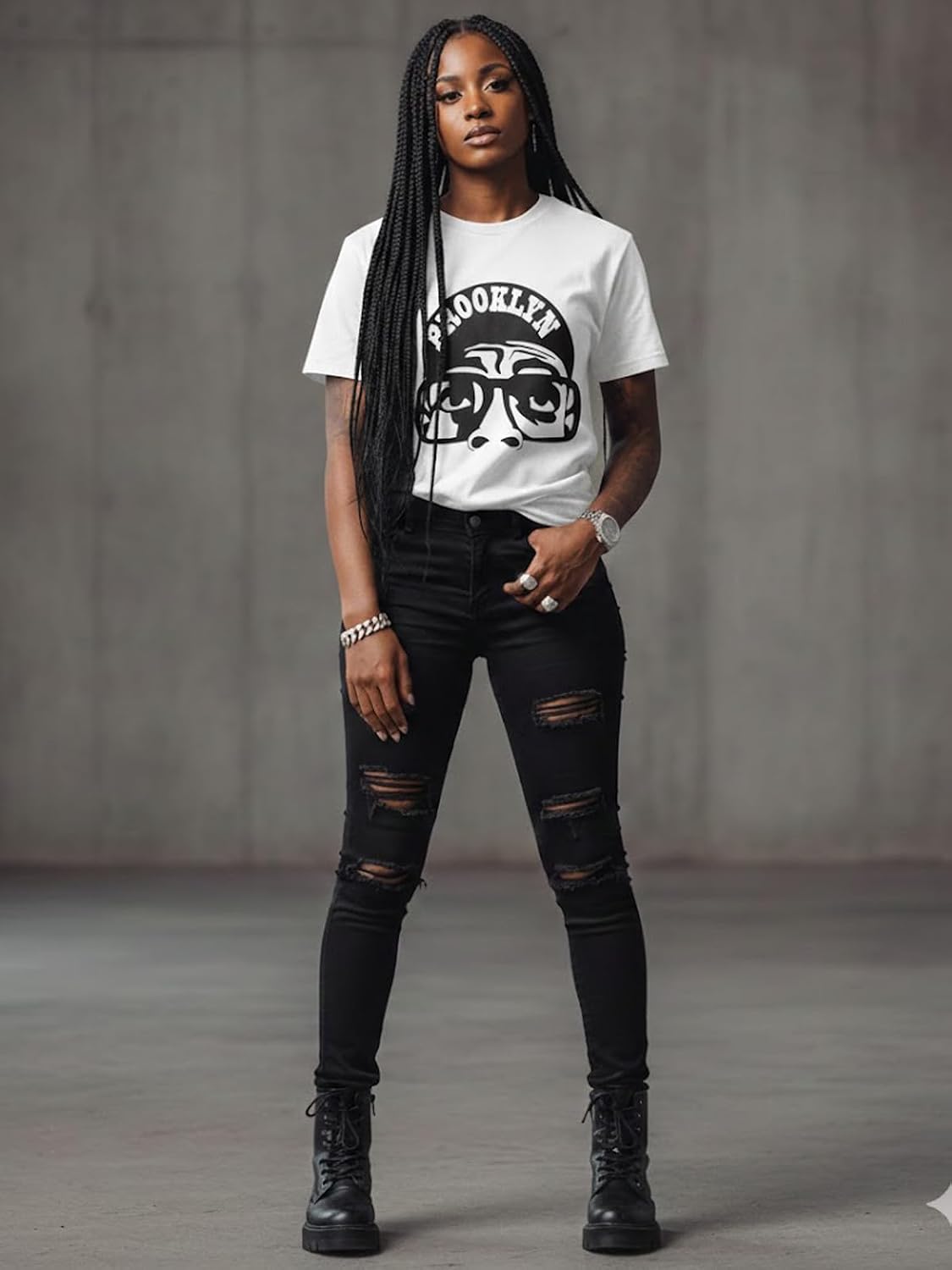 Swag Point Next Level Men’s Hip Hop Streetwear Baby Biggie Graphic T Shirts