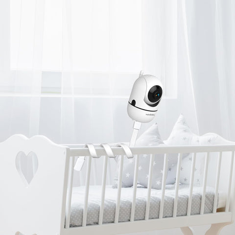 HelloBaby Baby Monitor No WiFi with Mount, 5'' IPS Screen and 30-Hour Battery Life with VOX Mode, Baby Phone with Camera and Audio, Portable Travel Hello Baby Monitor with Flexible Mount