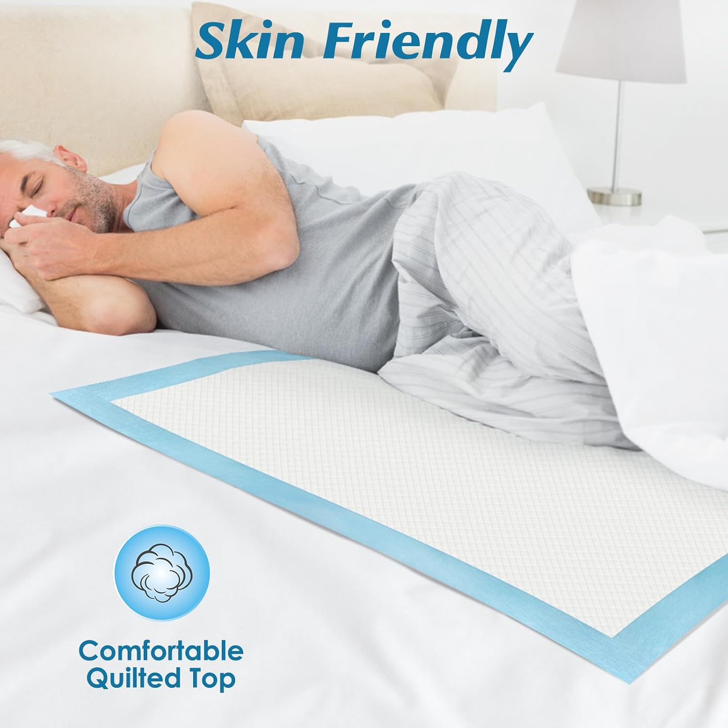 50 Count 30” x 36” Super Absorbency Disposable Underpads
