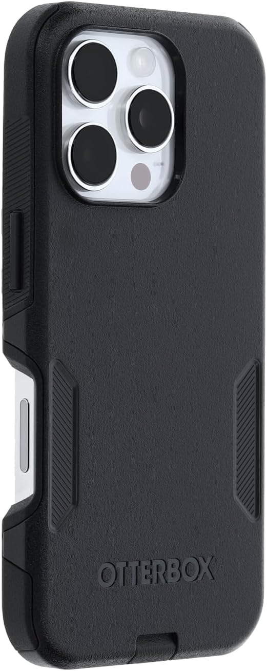 OtterBox iPhone 16 Pro Commuter Series Case - Black, Thin & Protective iPhone Case, Dual-Layer, Impact Absorbing iPhone Case