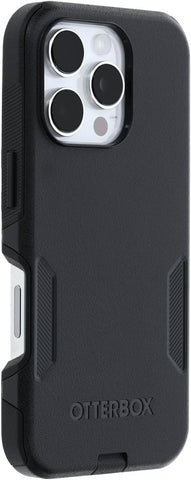 OtterBox iPhone 16 Pro Commuter Series Case - Black, Thin & Protective iPhone Case, Dual-Layer, Impact Absorbing iPhone Case